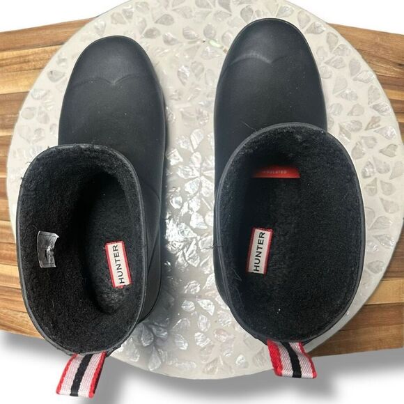 Hunter Play Short Insulated Winter Shearling Lined Waterproof Boots UK 7 US 9 - Picture 10 of 16